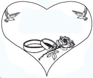 Two Rings with Rose