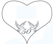 Two Doves with 50