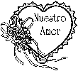 Heart with 'Nuestro Amor'