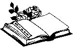 Bible with roses