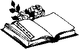 Bible with roses