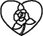 View detail information about 'Heart with rose' - 36-point Emblems Miscellaneous